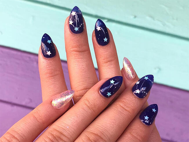 Manicura con diseño